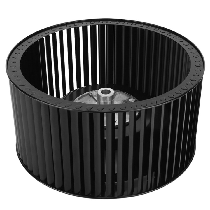 Ventilator de extractie pentru bucatarie, turbina centrifuga, din fier, pentru ventilatie puternica, montare si inlocuire rapida, negru