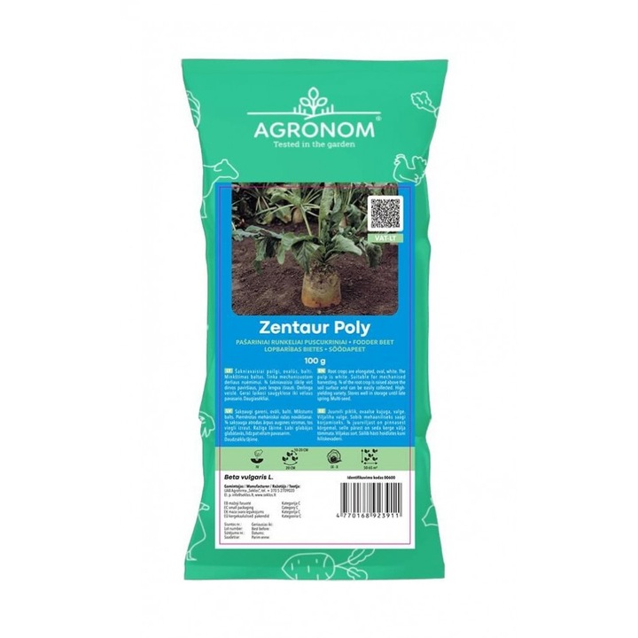 Sfecla furajera Zentaur Poly, Agronom, seminte, 0.1 kg