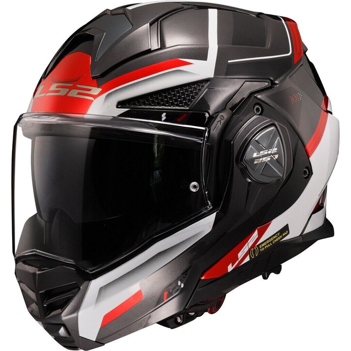 Каска за мотор LS2 FF901 ADVANT X SPECTRUM BLACK WHITE RED размер S