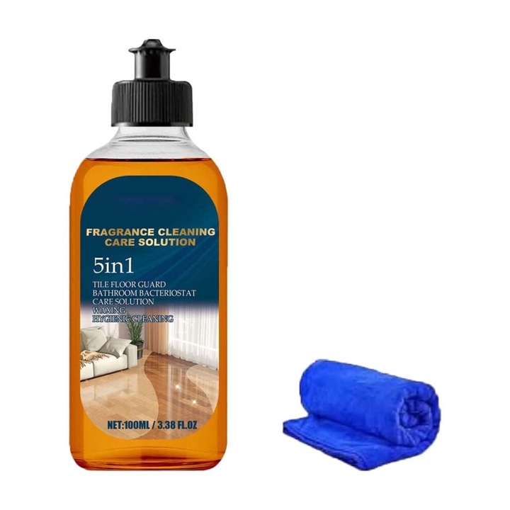 Padlótisztító oldat 100ml, parkettához, csempéhez, illatosított, könnyen használható