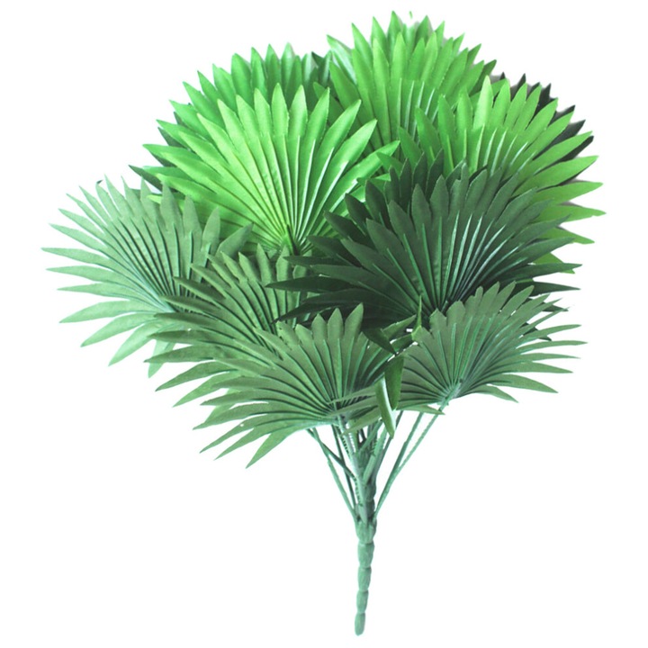 Frunze palmier artificiale din matase pentru decor evenimente tropicale