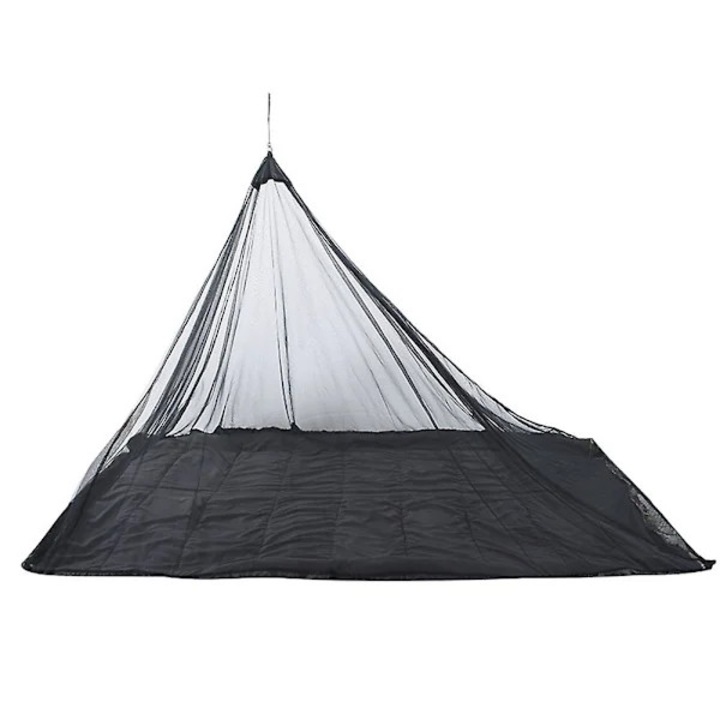 Cort anti-tantari / plasa pentru camping pliabil, multifunctional, din poliester si plasa, 220 x 120 x 100 cm, negru, 1 buc