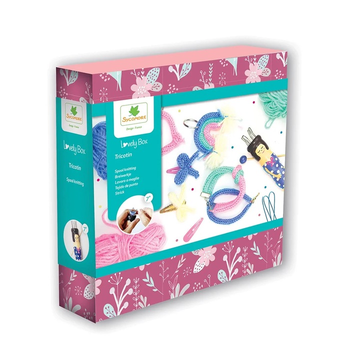 Set creativ de tricotat cu bobina, Sycomore