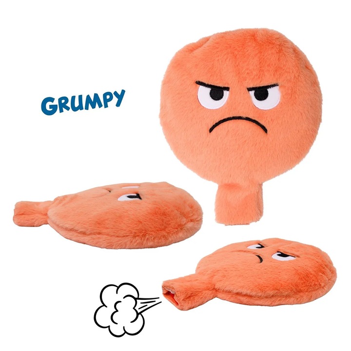 Vicces hangot adó plüss párna, Grumpy