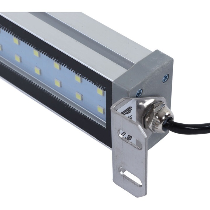 LED munkalámpa, ipari LED cső IP67, robbanásbiztos, 24V 12W, alumínium, fehér, 1 db