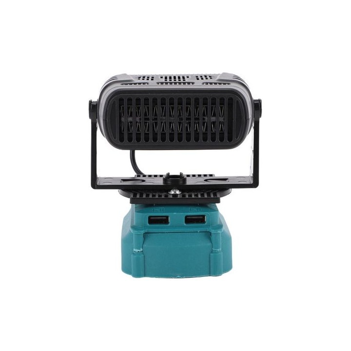 Hordozható fűtőtest 200W, 2 hőmérséklet fokozat, 2 USB port, fehér, kompakt