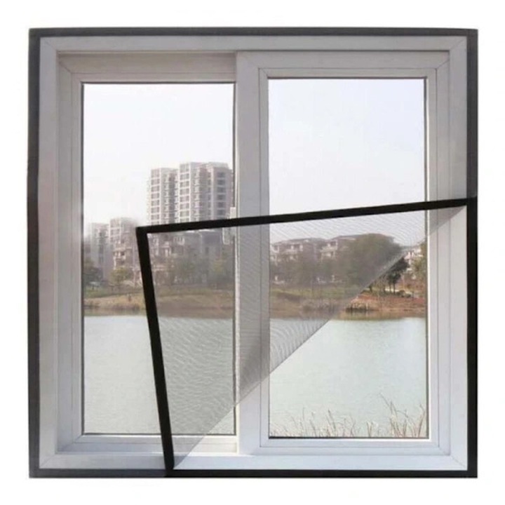 Plasa de protectie pentru pisici / plasa anti-tantari, personalizabila, cu banda adeziva, din poliester rezistent, transparenta, 70-100 cm