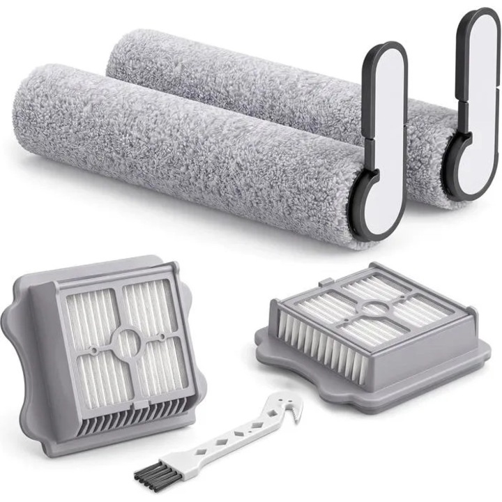 Set 5 accesorii aspirator F25, perii rotative microfibra, filtre HEPA, lavabile
