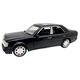 Mercedes-Benz E500 AMG W124 fekete modellautó 1:28 fém replika fényekkel és hangokkal, működő ajtók, motorháztető, csomagtartó
