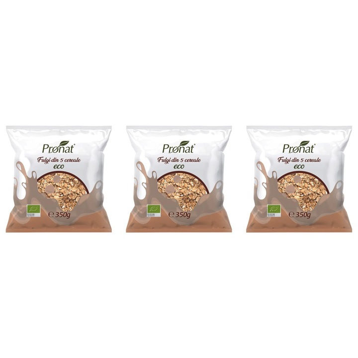3 x Bio 5 gabonapehely, 350g Pronat