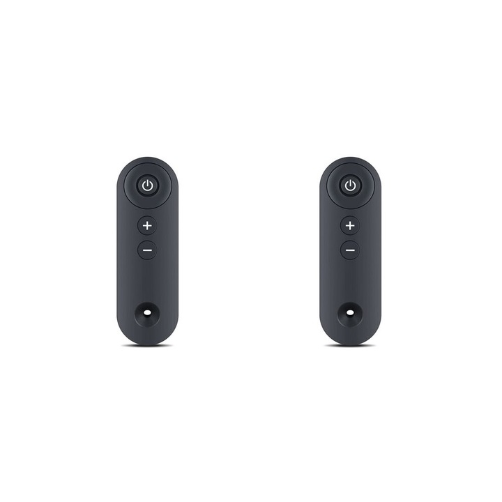 Set 2 bucati, telecomanda/remote control 433Hz pentru walking pad/under-desk treadmill, plastic, negru