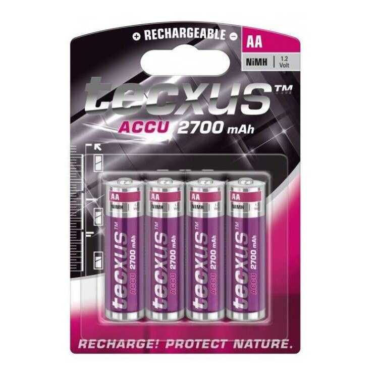 Acumulator Tecxus AA R6, 2700 mAh, 4 buc / blister