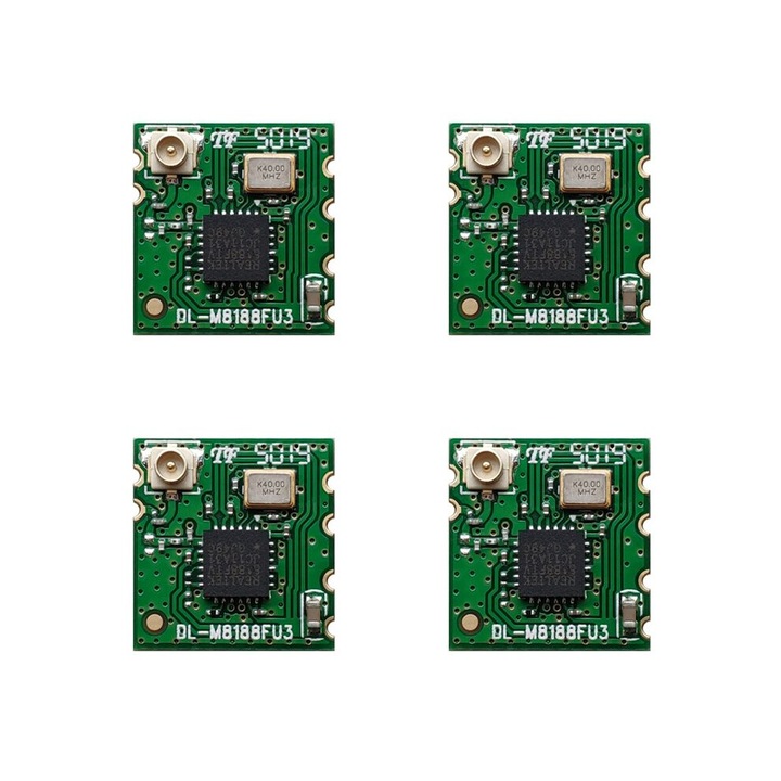 Modul wireless WiFi 4 buc USB 2.4GHz 150Mbps verde 3.3V