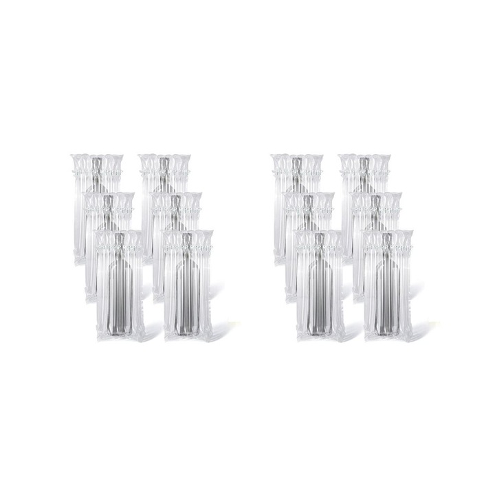 Set 100 huse protectoare sticle vin, 14 coloane aer, reutilizabile, 32.5x15x10cm
