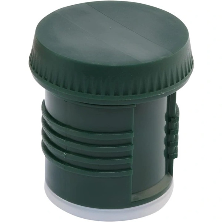Dop de rezerva pentru termos, capac de inlocuire compatibil Stanley Classic pentru flacon cu gura larga, etans, cu functie rasucire-si-turnare, din plastic si silicon, verde inchis, compatibil 1,1 QT/2 QT