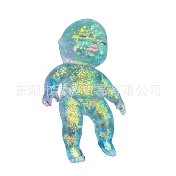 Играчка антистрес squishy от TPR, с малтозна текстура и бавно възстановяване, мека и еластична, Зелена, 1 бр