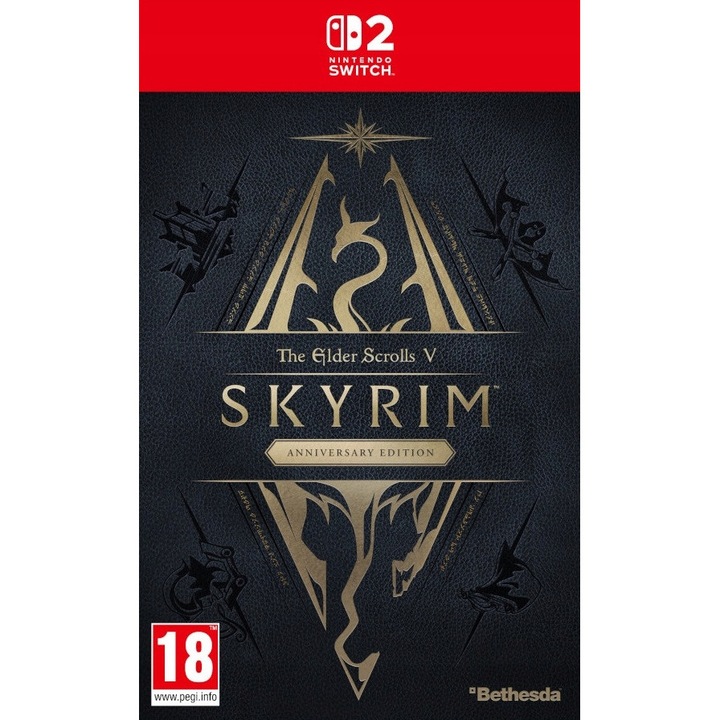 Játék Licenc The Elder Scrolls V Skyrim Anniversary Edition Nintendo Switch 2 Key (Azonnali Aktiváló Kód)