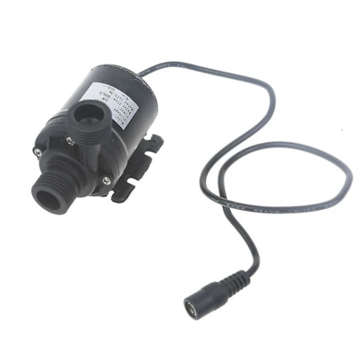Потопяема помпа DC24V 800 л/ч, безчетков мотор, консумация 22W, максимална височина 6 м, техническа пластмаса, черна, 1 бр