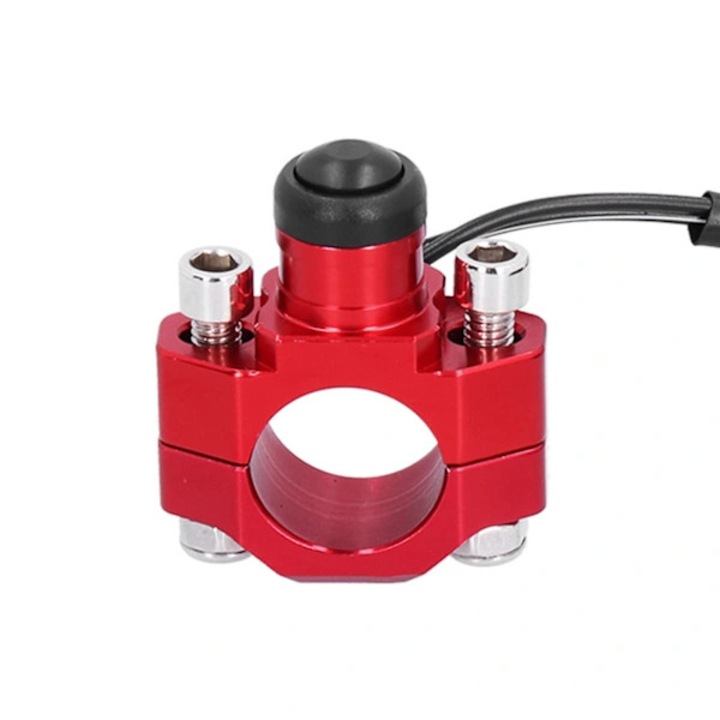 Comutator motor motocicleta universal aluminiu 22mm cablu 60cm