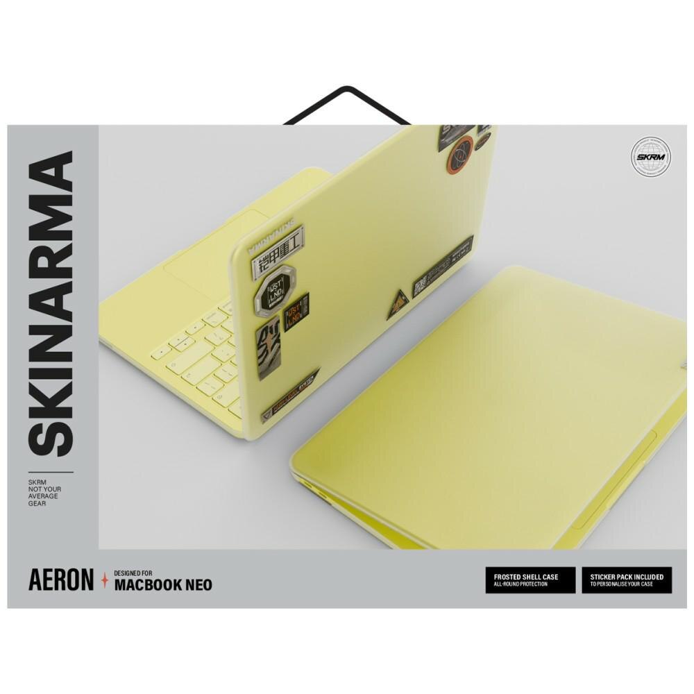 Husa protectoare Skinarma Aeron pentru MacBook Neo 13, transparent, plastic