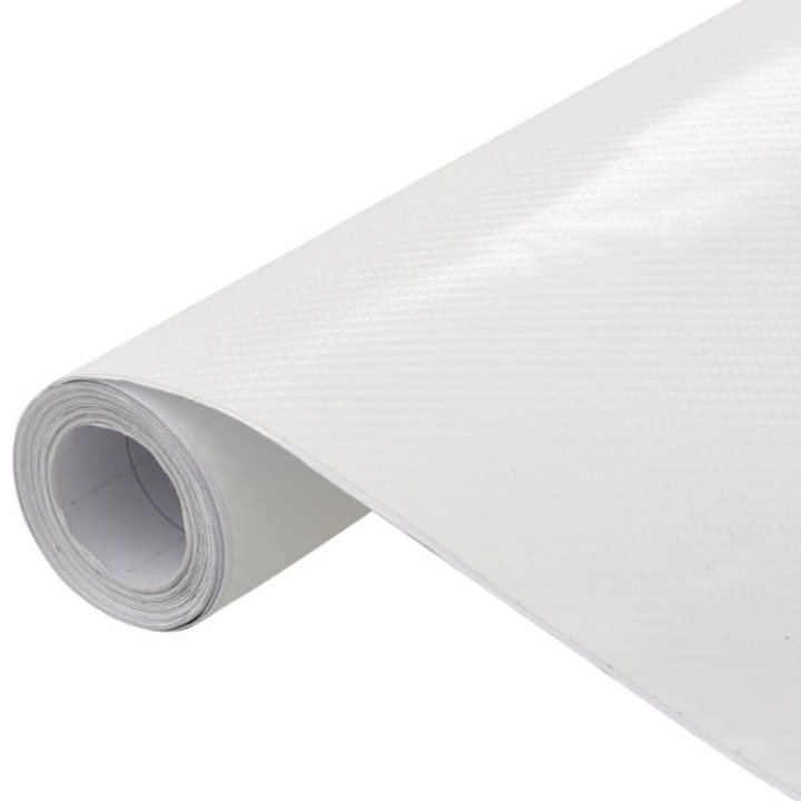 Folie auto 4D alba 100x150cm textura fibra carbon impermeabila