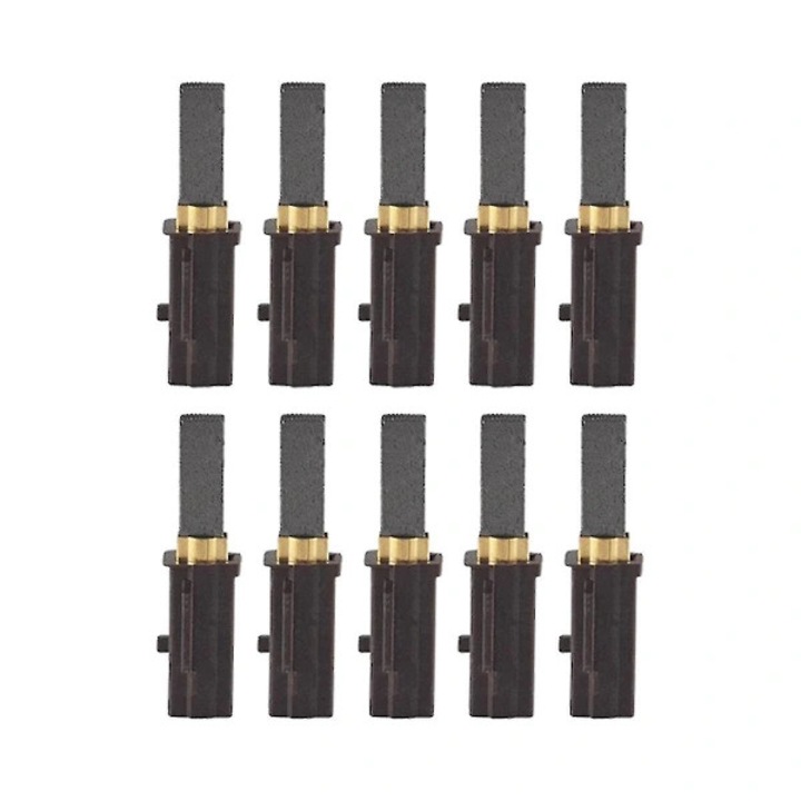 10 darabos készlet, szénkefék porszívó motorhoz, kompatibilis a 2311480/333261/33326-1 modellekkel, visszahúzható, aktív szénből, műanyagból és fémből, Többszínű