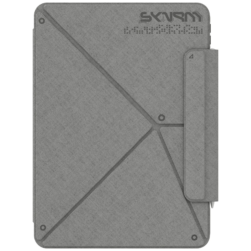 Husa/Etui Skinarma Trilon pentru iPad Air 11 M2 2024/M4 2026, cu protectie, cu inchidere magnetica, gri, 1 buc