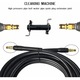 Conector extensie furtun negru 1 buc