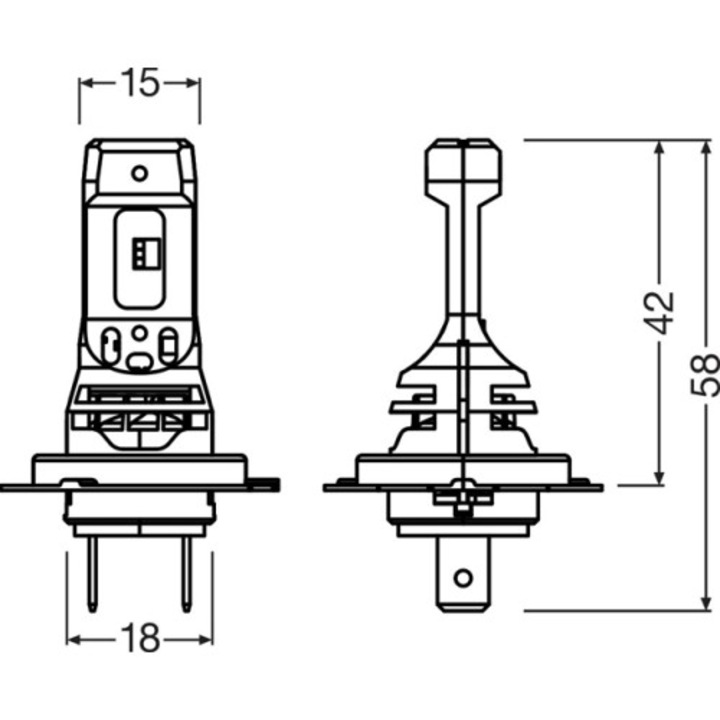 Bec auto LED Osram NIGHT BREAKER H7 450