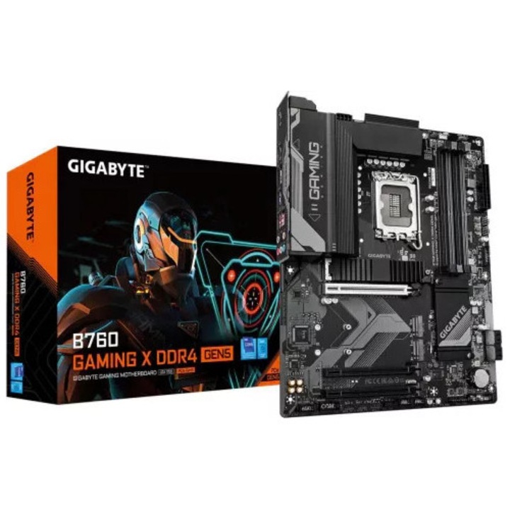 Placa de baza 1700 Gigabyte B760 ATX DDR4 GAMING X D4 GEN5