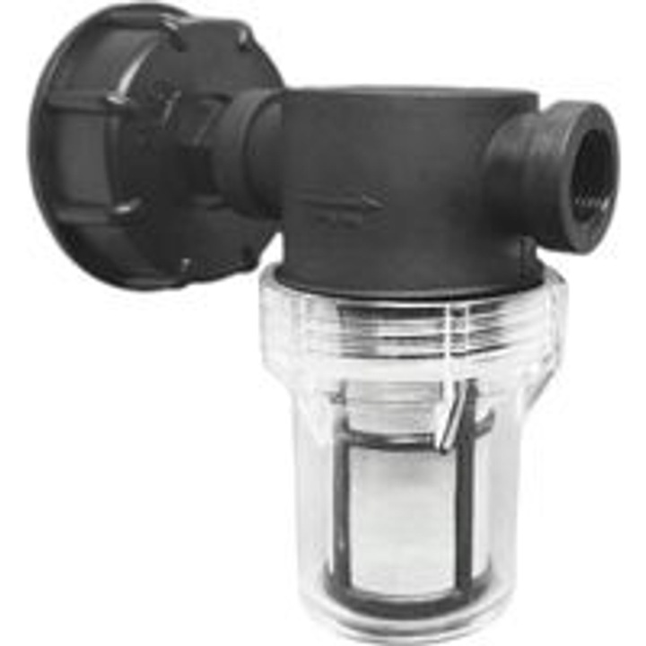 Robinet racord rezervor 1000L cu filtru, adaptor S60x6, 1/2" interior