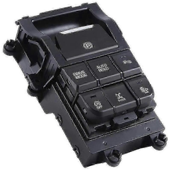 Elektronikus rögzítőfék kapcsoló / kézifék gomb, 93300D3030 / 93300F8060, ABS-ből, közvetlen csere, kompatibilis Hyundai Tucson 2016-2021 / TL 2015-2018, fekete, 1 db