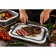 Tocator pliabil 3 in 1 pentru bucatarie si camping, bol multifunctional cu cos de scurgere, ideal pentru legume, fructe, picnic si gratar