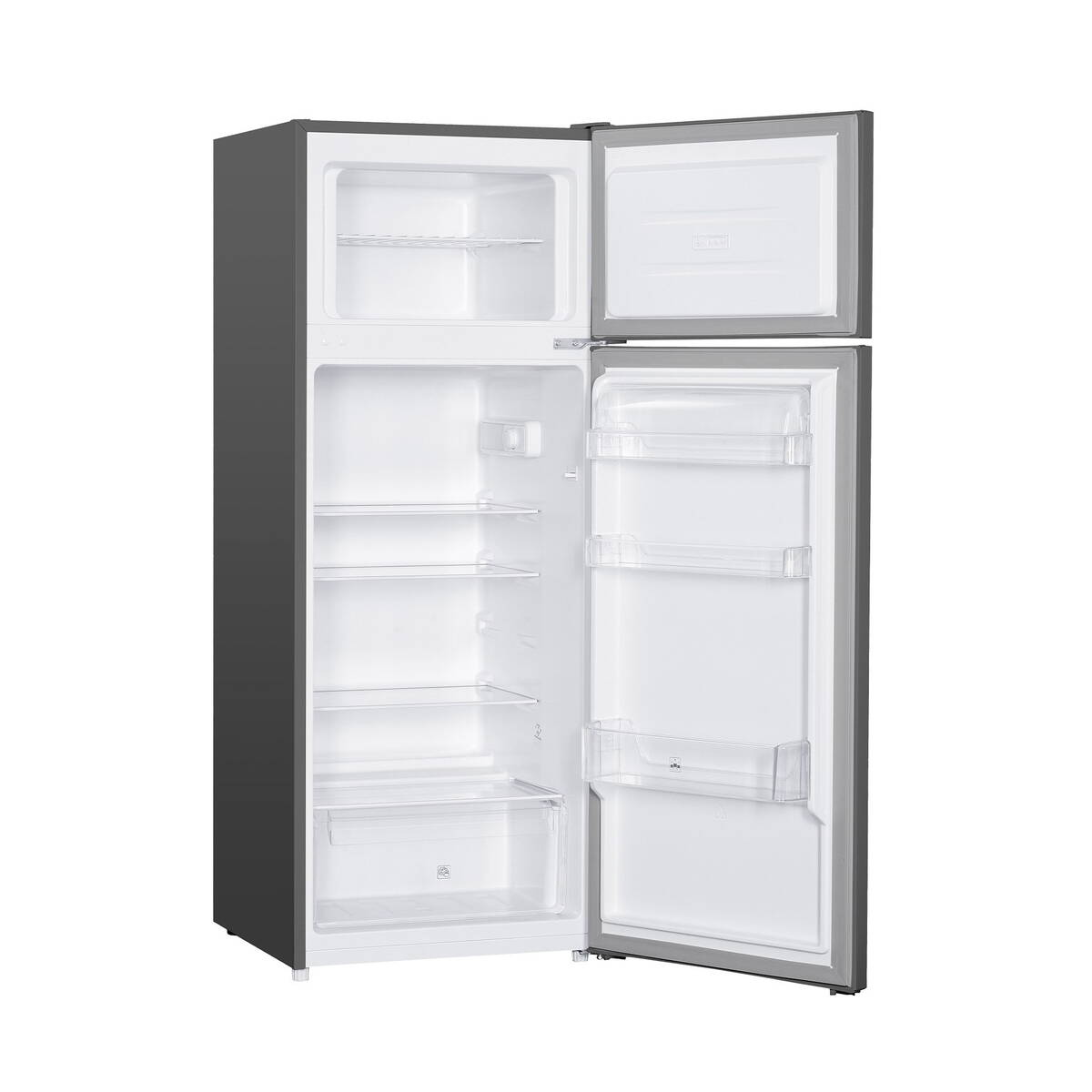 Frigider cu 2 Usi Tesla WG RD2101HSE Capacitate 206L Iluminare LED H 143CM Clasa E Argintiu
