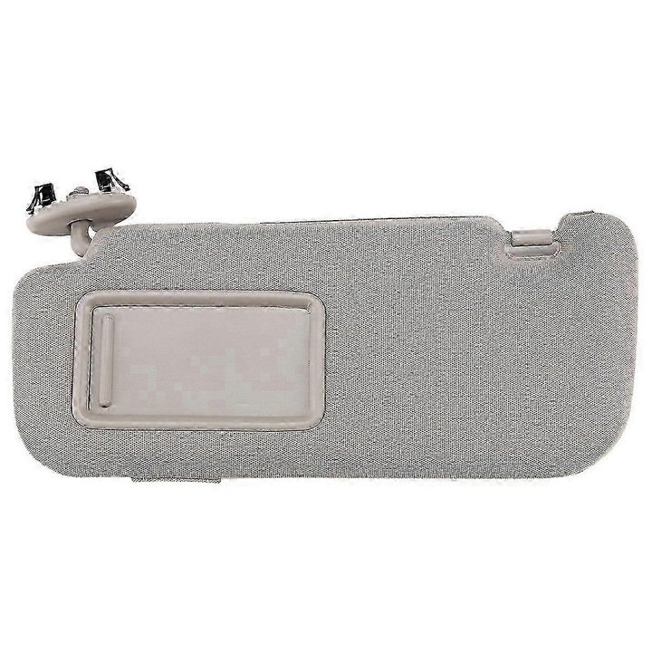Parasolar interior pentru Toyota Auris/Corolla 2007-2013 SZRH A-X453, cu oglinda, montaj direct, inlocuieste 74320-12E00-B0, ABS, gri/bej, 1 buc