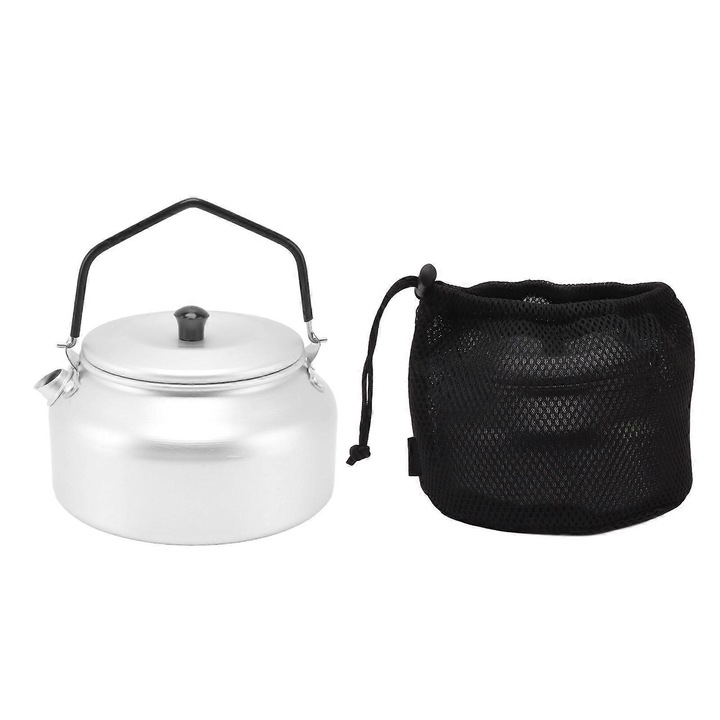 Ceaun portabil camping, incalzire rapida, compact, usor, 1L