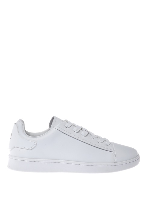 Baldinini, Pantofi sport unisex de piele cu model uni, Alb
