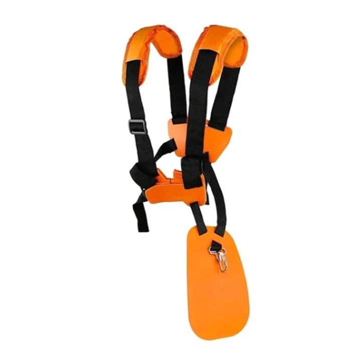 Állítható heveder kerti szerszámokhoz, párnázott nylon, ergonomikus súlyelosztás, univerzális, állítható méret