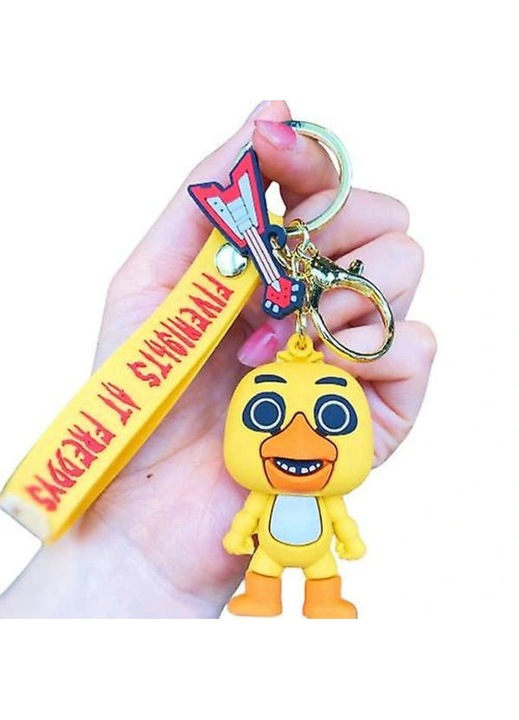 Five Nights at Freddy's kulcstartó, PVC, többszínű