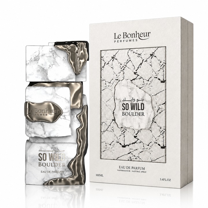 Férfi Eau de Parfum, So Wild Boulder, 100 ml, Le Bonheur®