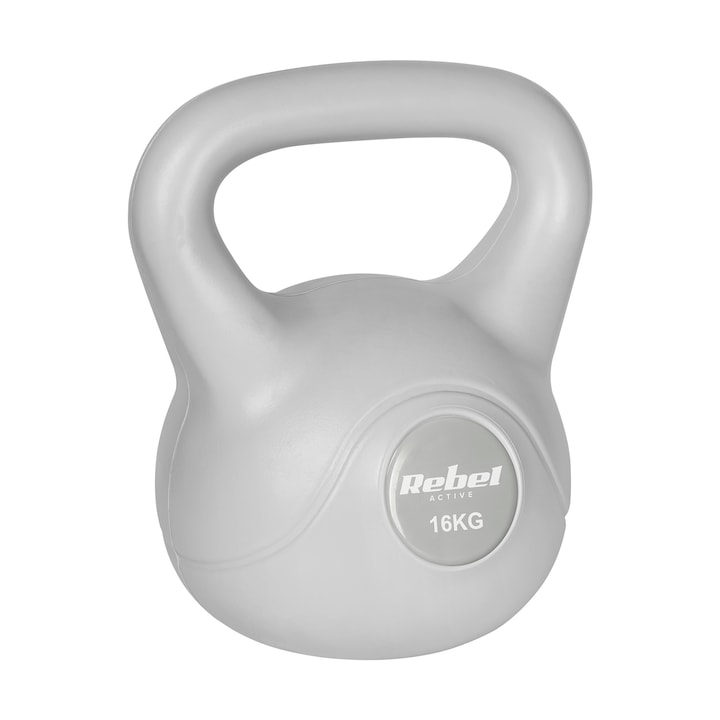 Kettlebell 16g gri kettle dumbbell exercitiu minge ABS Rebel
