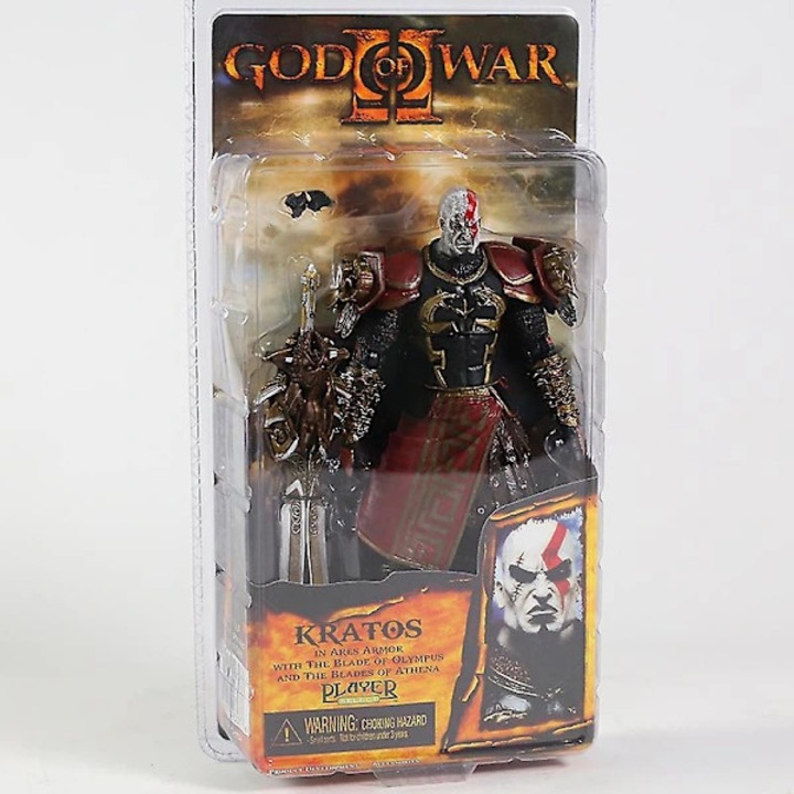 Kratos God of War gyűjtői figura, PVC, 18 cm, Második kiadás, Többszínű, 1 db