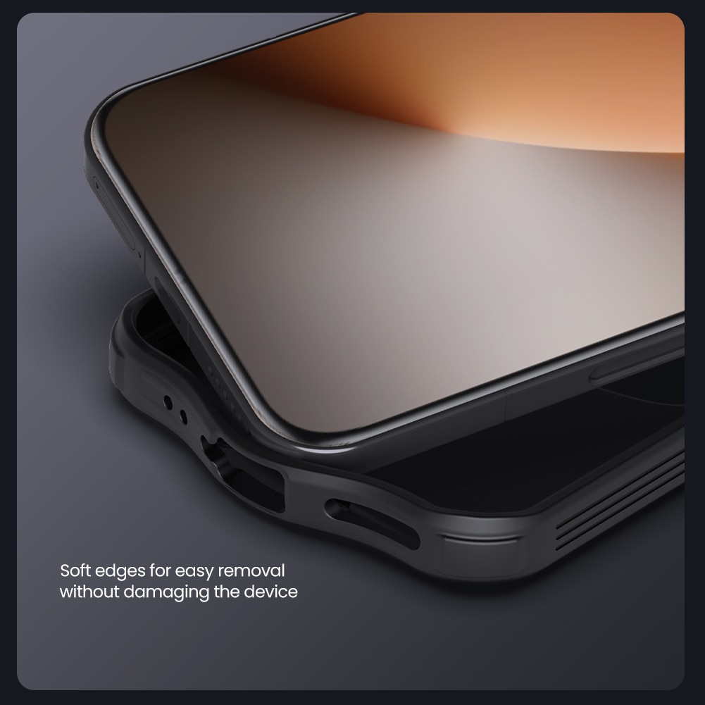Carcasa Nillkin CamShield pentru Honor Magic 8 Pro, cu capac glisant pentru camera, din TPU rezistent la zgarieturi, Negru, 1 buc