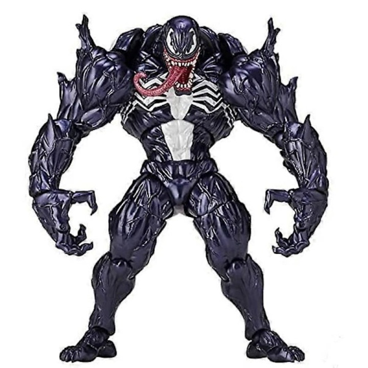 Marvel Legends Series Venom gyűjthető figura, mozgatható akciófigura, prémium részletekkel, fekete/fehér, 18 cm, 1 db