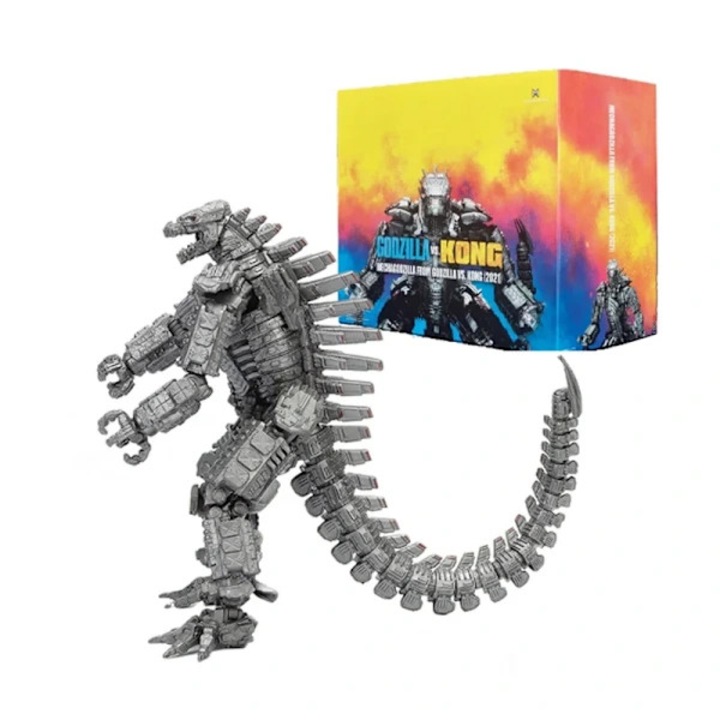 Figurina colectionabila, figura de actiune Kong din Godzilla vs. Kong (2021), Kaiju Monsterverse, PVC, detaliu realist, 18 cm, Gri, 1 bucata
