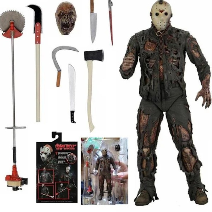 Фигурка Freddy Jason Voorhees, 18см, червен, нов