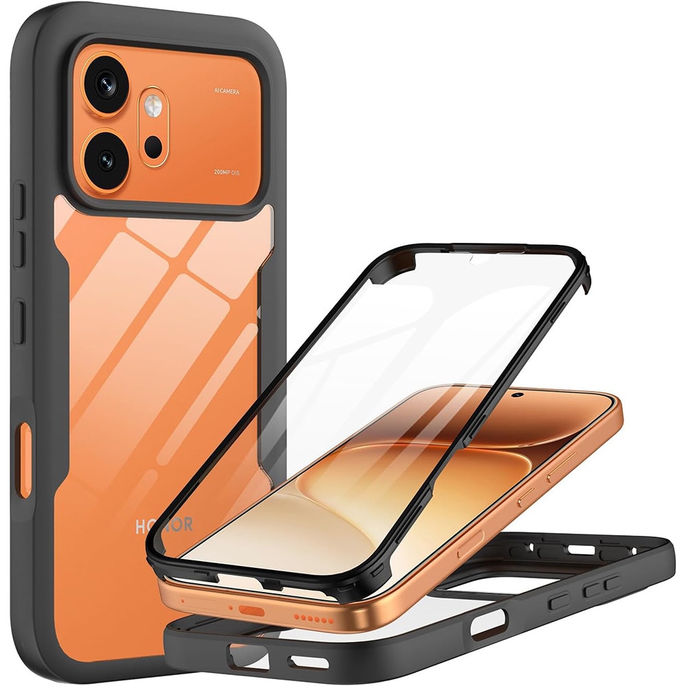 Husa pentru Honor 600 / 600 Pro + Folie - Techsuit ColorVerse 360 Series - Black