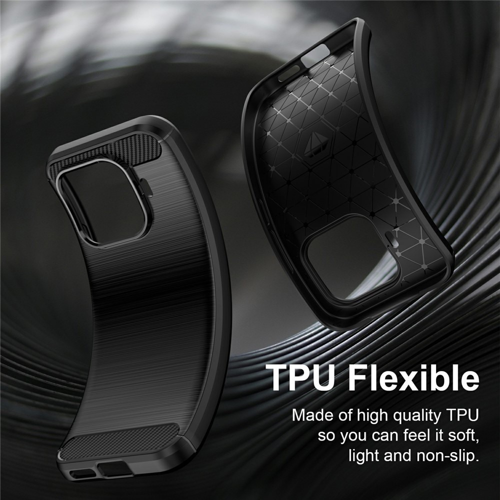 Husa pentru Xiaomi 17T - Techsuit Carbon Silicone - Black