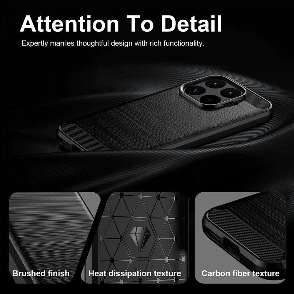 Husa pentru Xiaomi 17T - Techsuit Carbon Silicone - Black