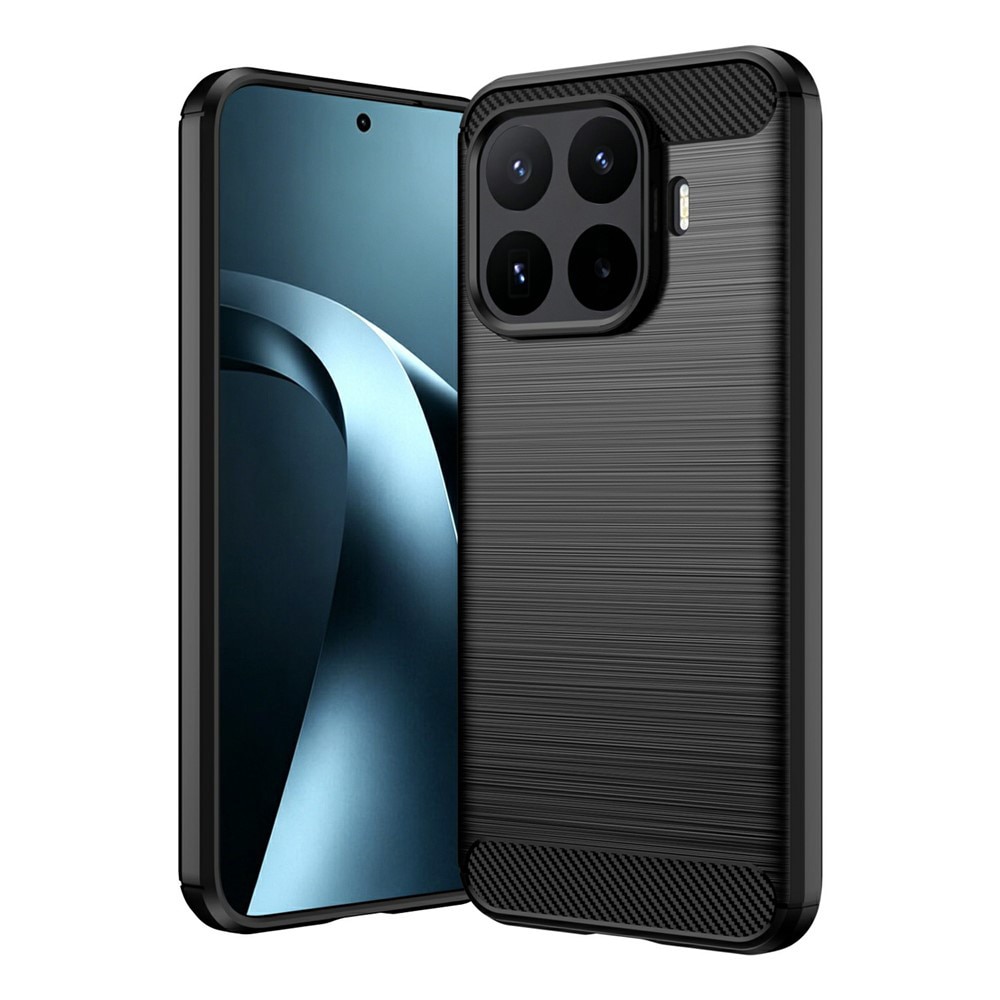 Husa pentru Xiaomi 17T Pro Carbon Liquid Silicone, negru
